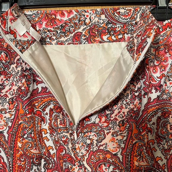 Loft size 0 Paisley mini skirt - Picture 4 of 7